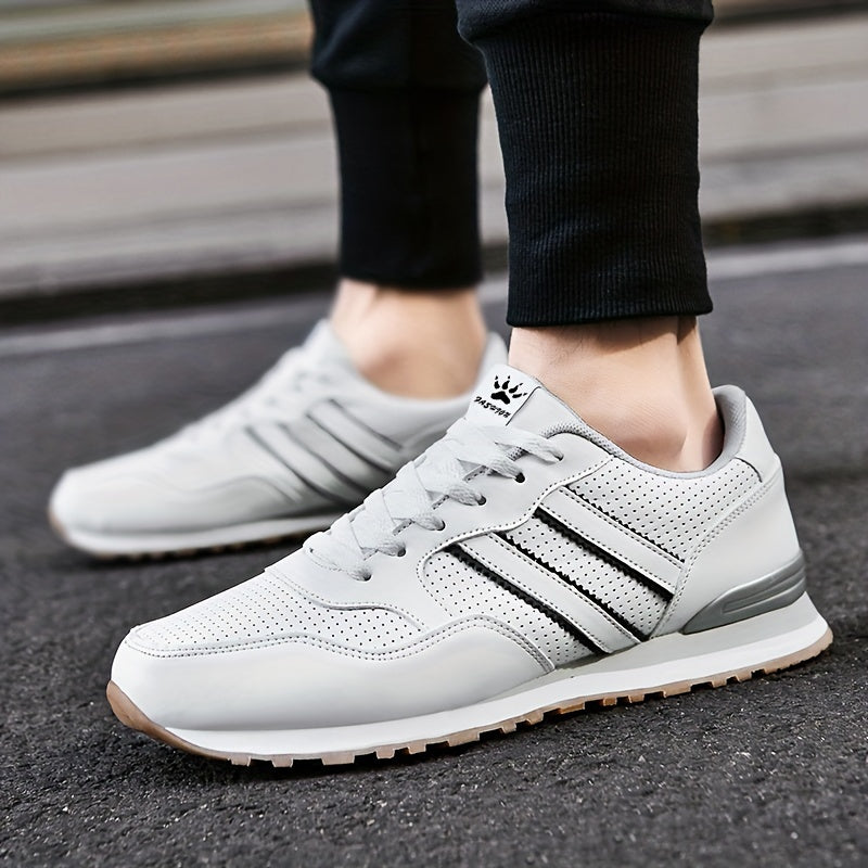 Мужские низкие кроссовки для бега с нескользящей шнуровкой для путешествий и спортзала