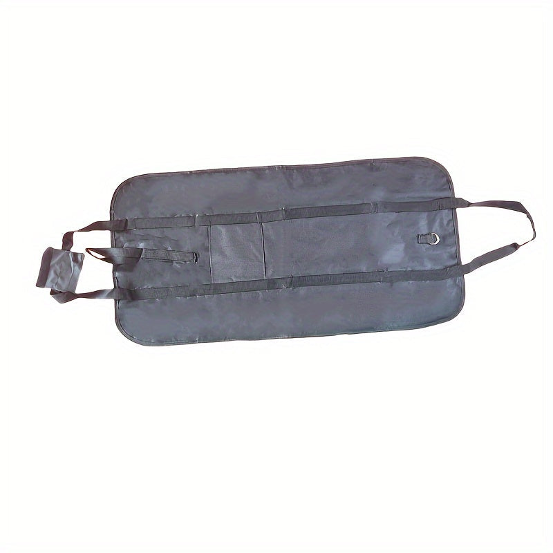 Canvas Firewood Carrier Bag with Reinforced Handles for Indoor Fireplace or Fire Pit