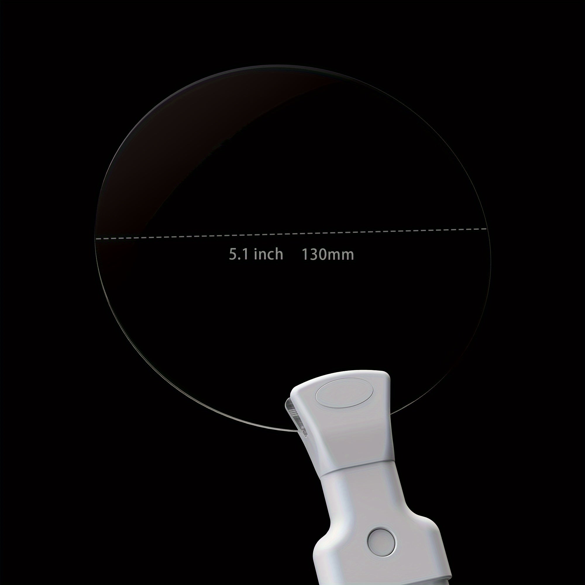 Magnifying Glass with 13cm Lens 5X Magnification Hands-Free Adjustable Neck for Seniors Reading Sewing Crafting