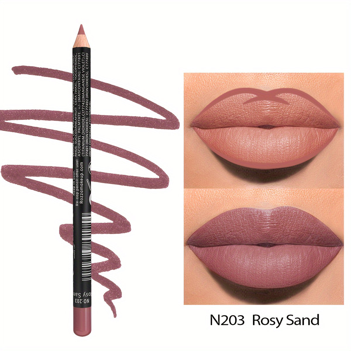 Женский матовый водостойкий карандаш для губ из бархата, стойкий, красно-коричневый