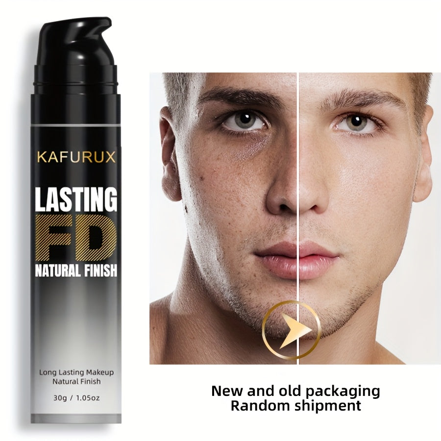 Men's Full Coverage Concealer Waterproof Liquid Foundation for All Skin Tones