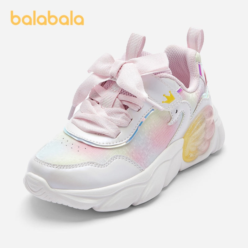 Girls Breathable Microfiber Leather Sneakers for Casual Sports and Outdoor Activities