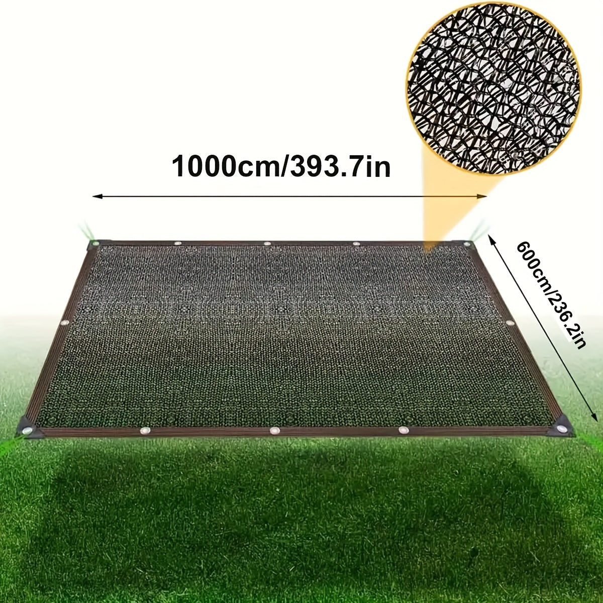 Leaf Net Pool Cover for Underground and Above Ground Pools All-Weather Protection Black 71-80 Shading