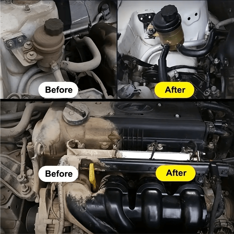 Automotive Engine Compartment Refurbishment Kit 100ml Protective Coating and Degreaser
