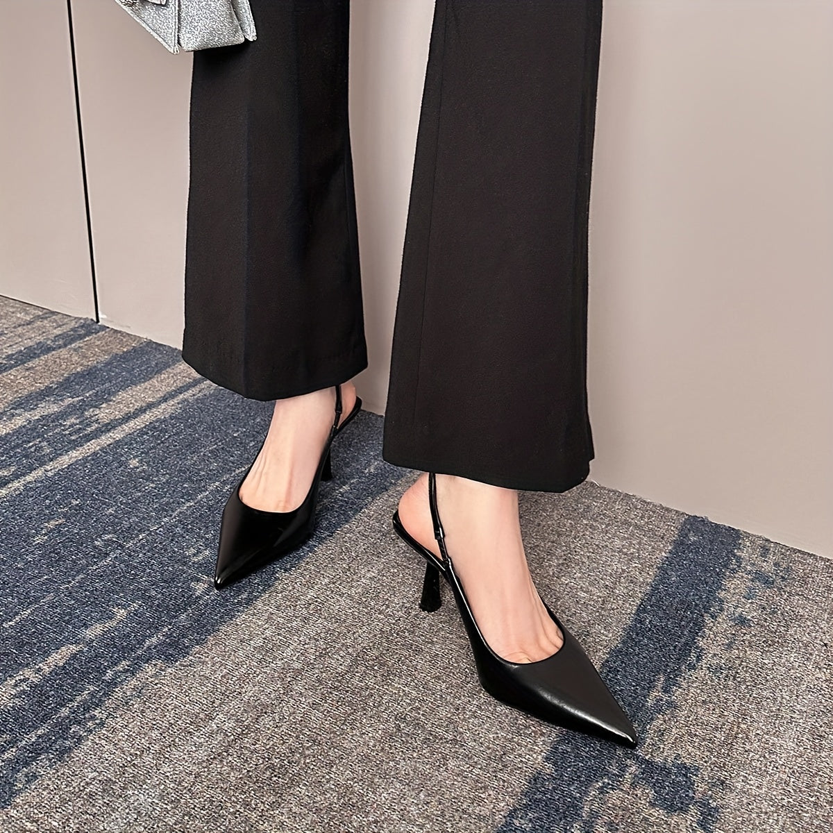 Women Pointed High Heeled Shoes Spring Autumn Elegant Slip-On