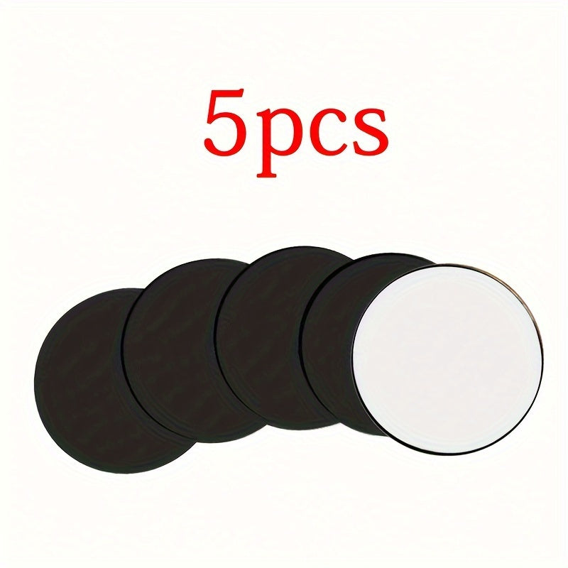 Telefon paneli uchun 5 ta qismlik magnitli avtomobil o'rnatish uchun dumaloq patch to'plami