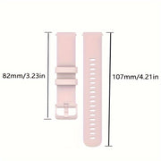 3pcs Silicone Watch Bands Compatible with Garmin Venu Vivoactive Vivomove Forerunner 18mm 22mm