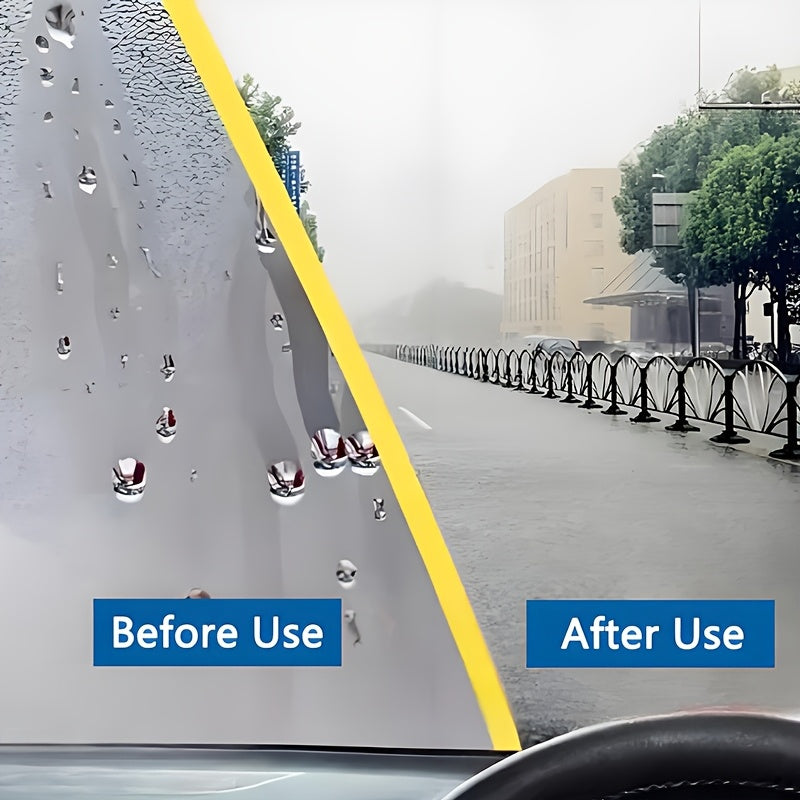 Автомобильные универсальные влажные салфетки для дождя и тумана, очищают лобовое стекло и зеркало, водонепроницаемые