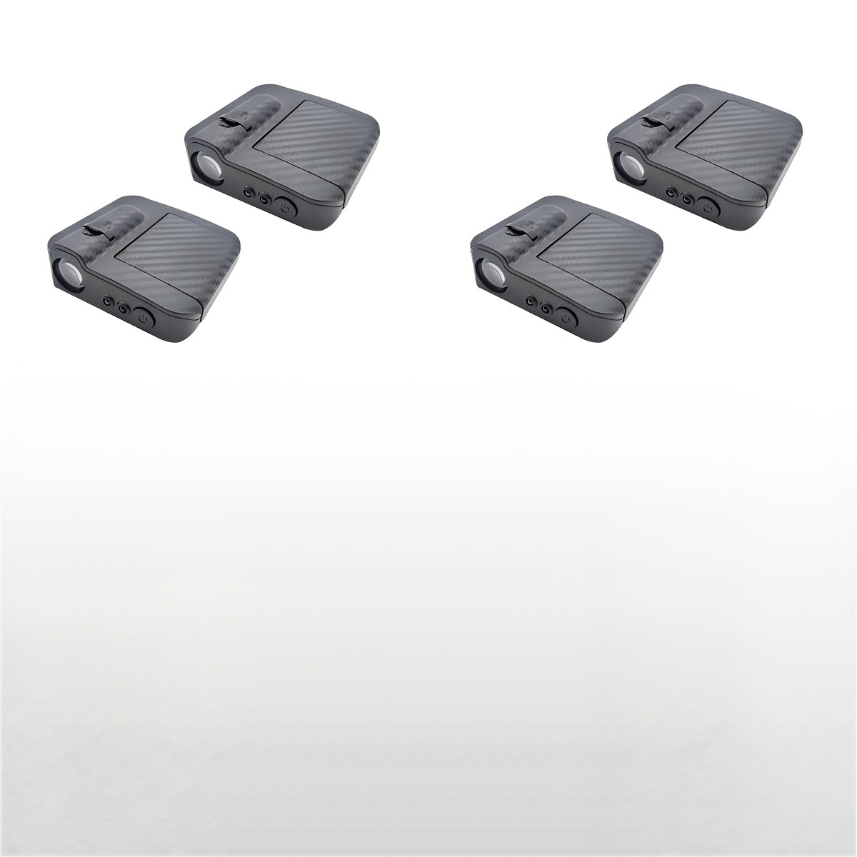 Wireless Car Door Projector LED Night Light Battery Powered No Wiring Set of 2 or 4