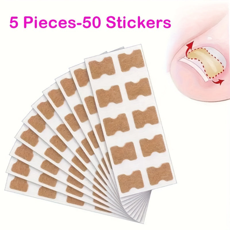 Toe Nail Correctors Packs of 50 100 200 Non-Woven Toenail Patches for Nail Repair