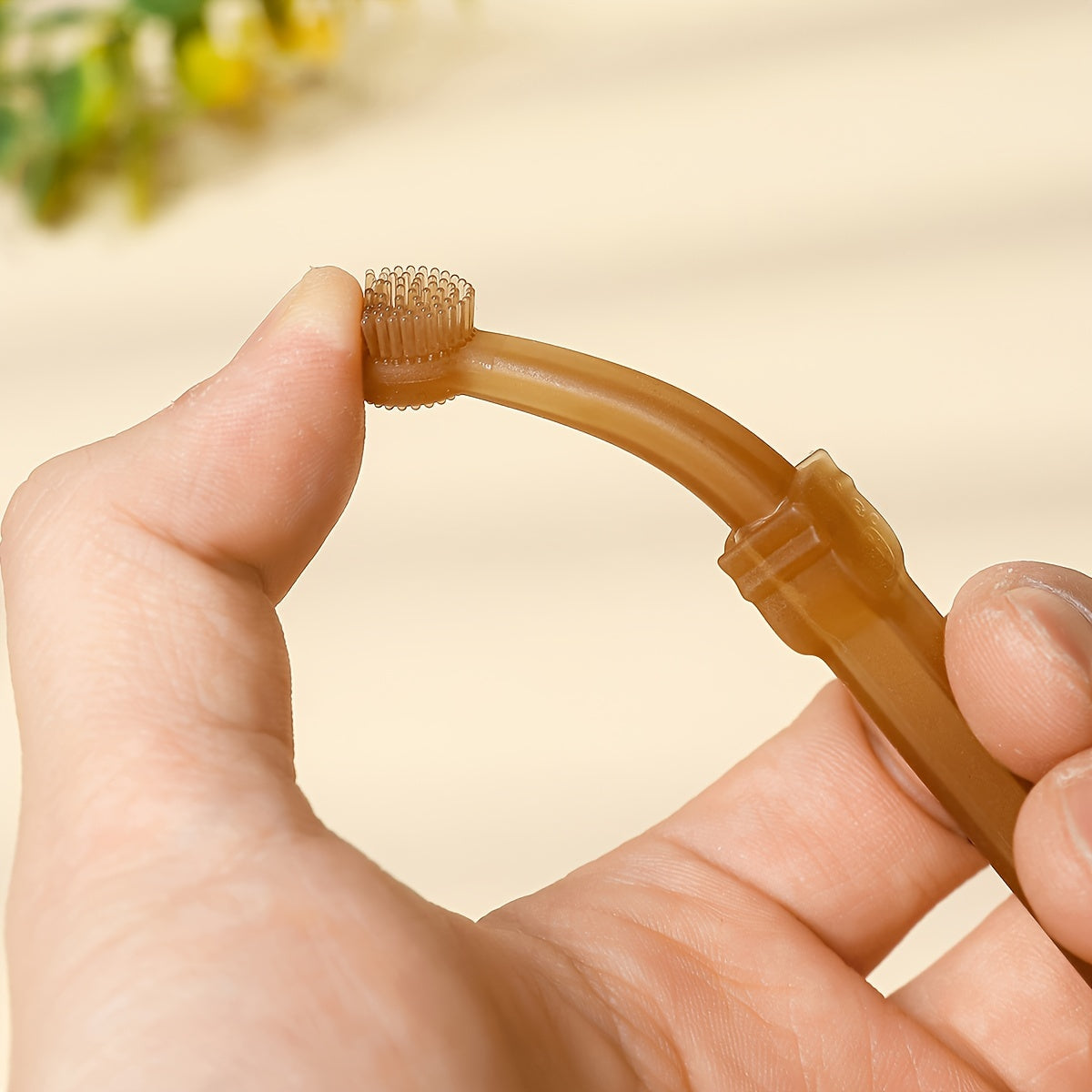 Bola uchun og'iz parvarishi to'plami Silikon 0-3 yoshdagi chaqaloq barmoq tish cho'tkasi to'plami nano kumush bilan