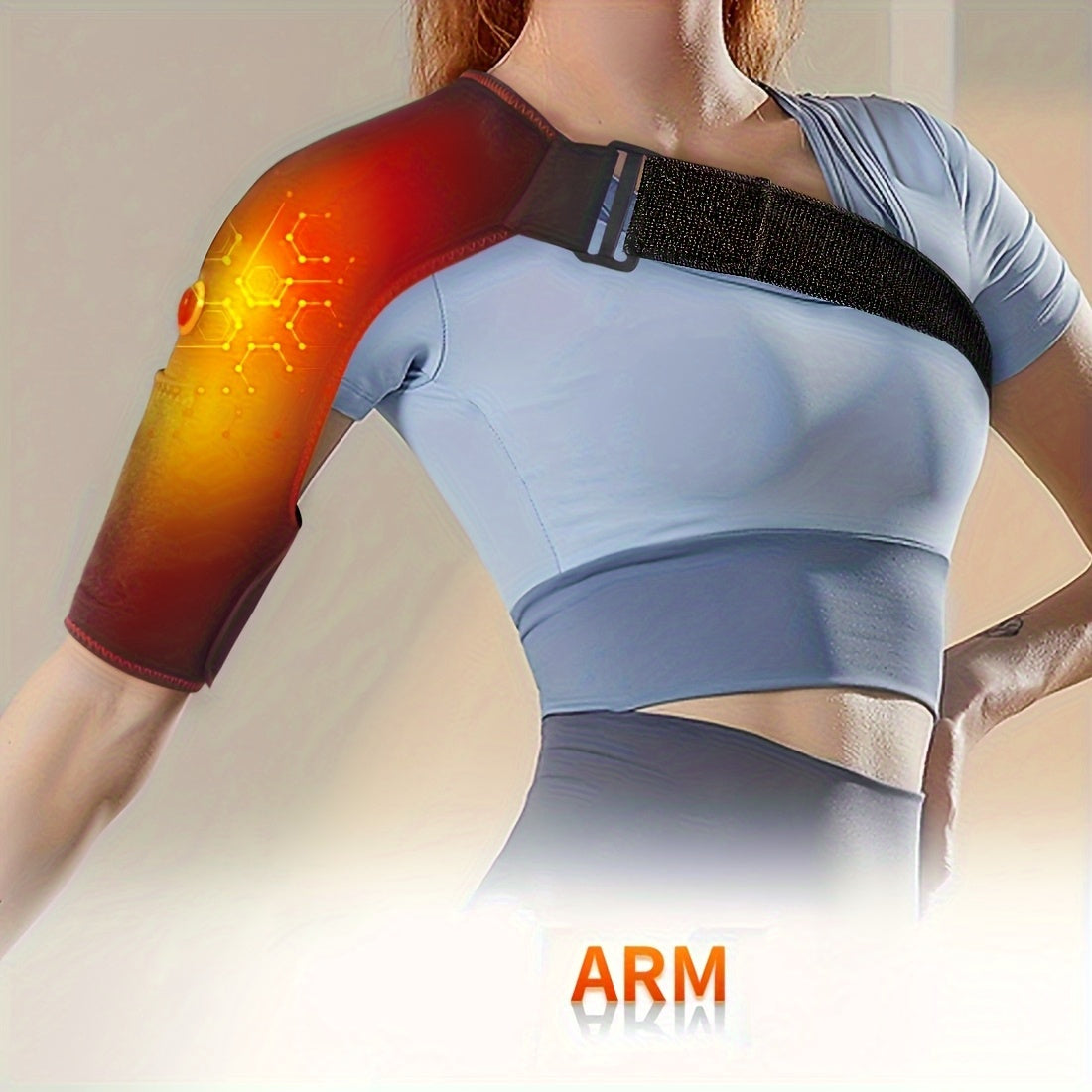 USB Heated Clothing for Shoulder with 3 Temperature Settings and Large Heating Area