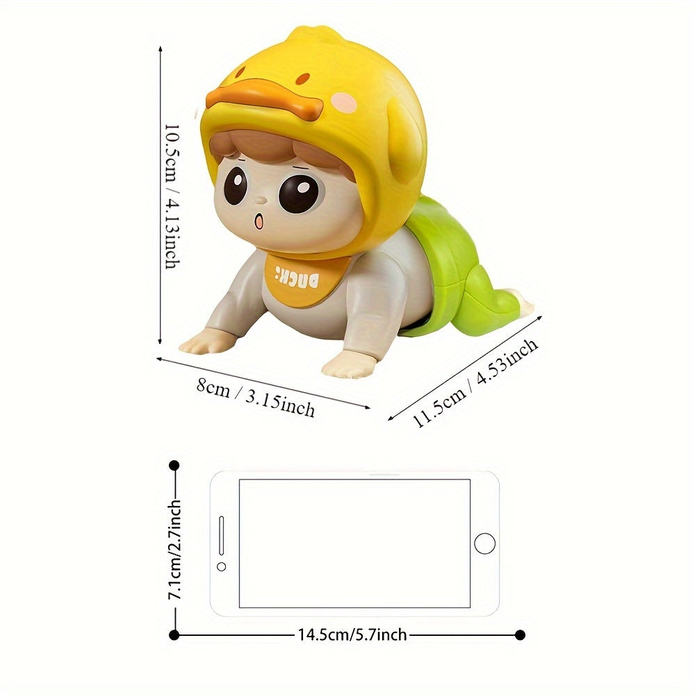 Baby Crawling Toy with Music Lights for 6 Months to 1 Year Vibrant Plastic