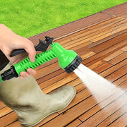 Expandable Green Garden Hose Set 22.86 30.48 38.1 Meters Flexible Retractable High-Pressure Nozzle Connectors