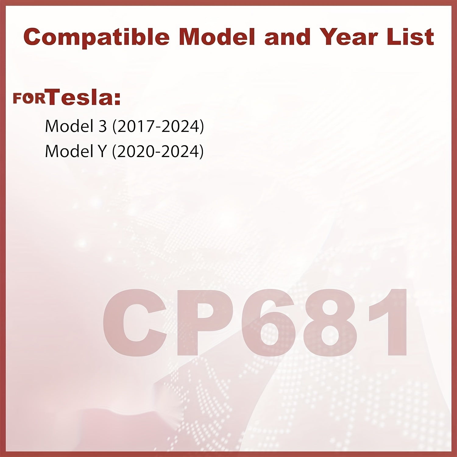 2 Pack Activated Carbon Cabin Air Filters for Model 3 and Y