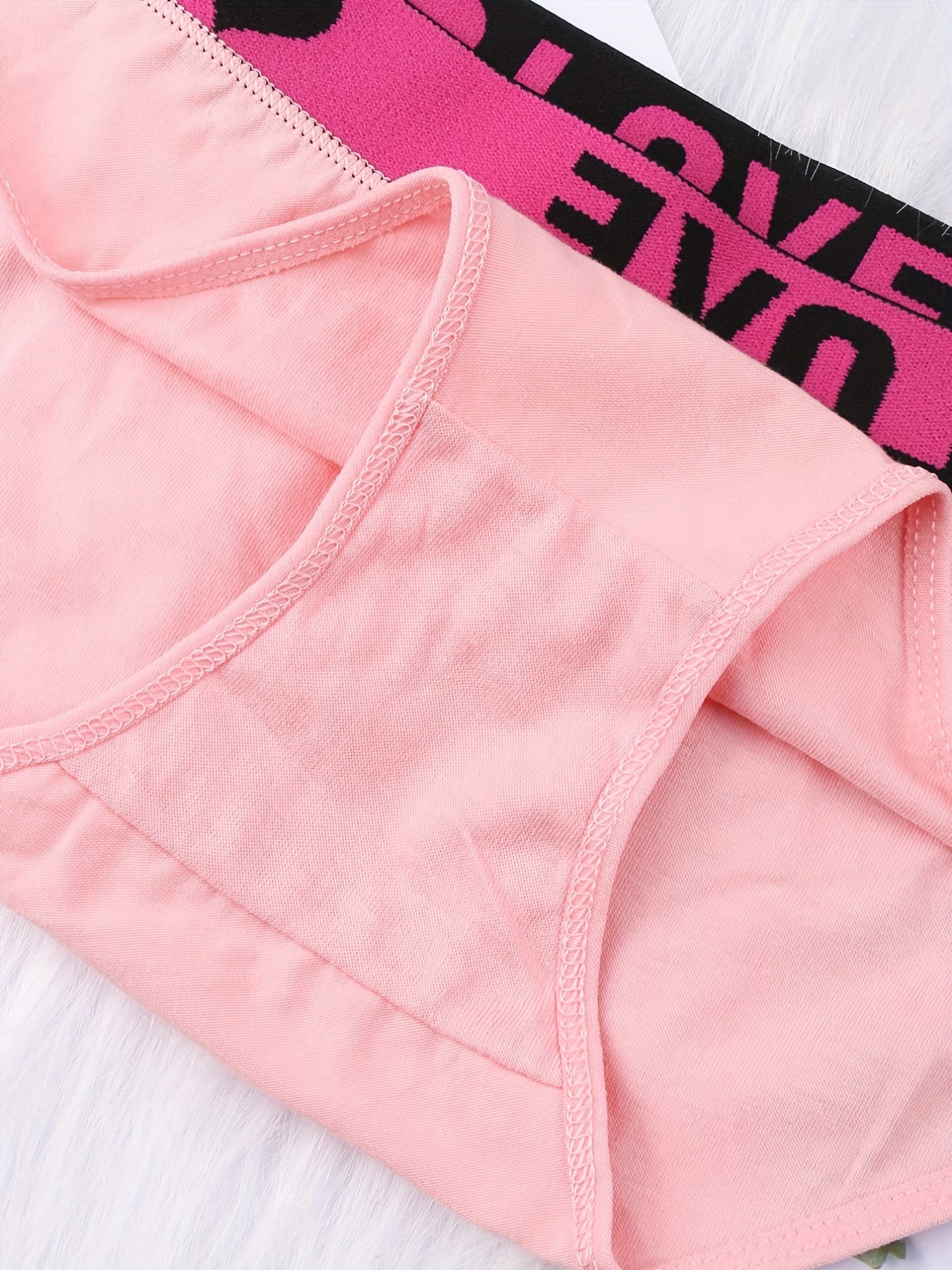 Women's Colorblock Low Waist Bikini Panties Breathable Soft 6 Pack