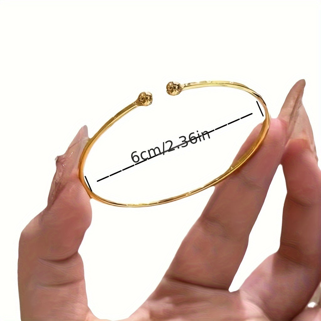 Women’s Titanium Steel Cuff Bracelet Modern Minimalist Jewelry for Everyday Wear