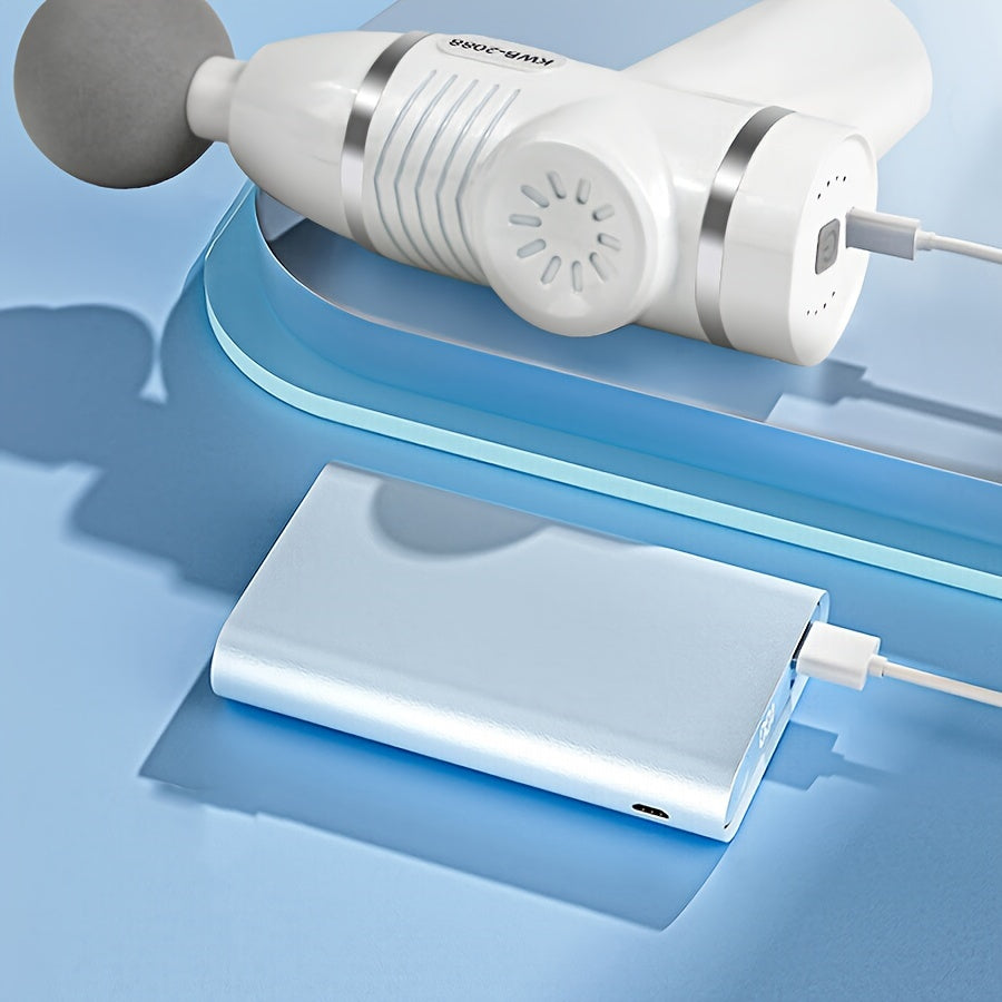 Portable Deep Tissue Massage Gun with 12 Attachments Rechargeable Lithium Battery