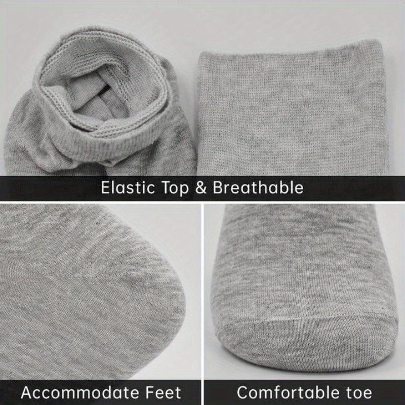 Six Pairs of Diabetic Socks for Men and Women Breathable Non-Binding Cuffs