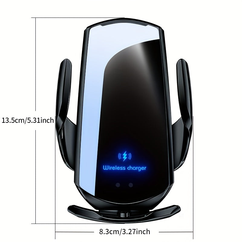 Wireless Car Phone Holder Universal Magnetic Charger Dock Durable Plastic