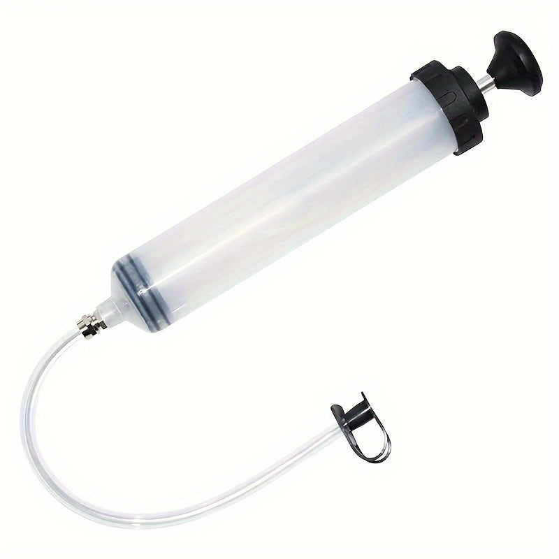 Manual Oil Extractor Pump 500cc Transparent Automotive Syringe for Easy Oil Change