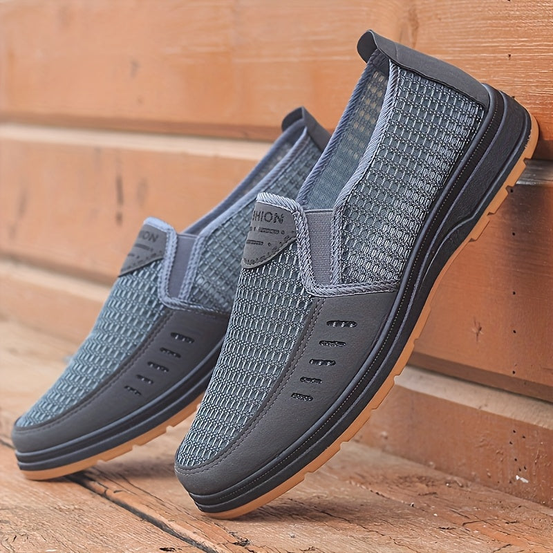 Men's Breathable Slip-On Casual Shoes for Daily Comfort and Minimalist Style