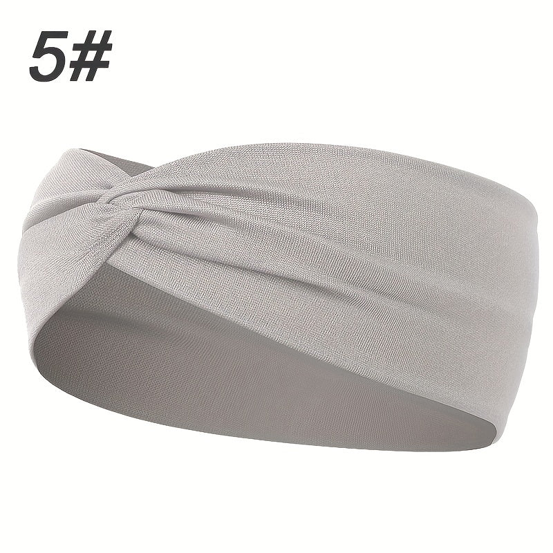 Ayollar uchun bir rangli burmalangan soch to'rva elastik terlash bantlari