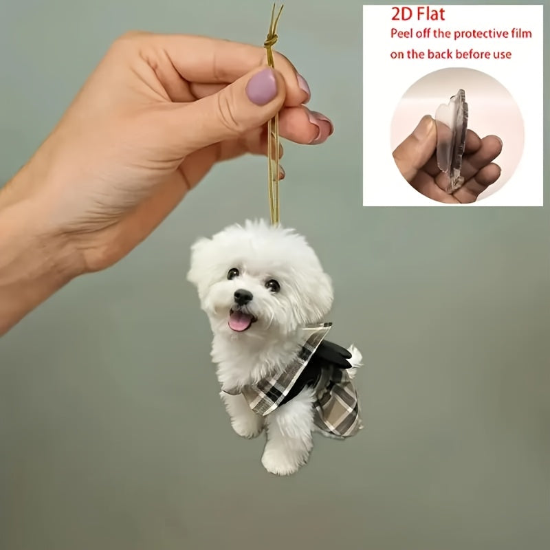 Akril itcha chaqaloq avtomobil bezagi sovgʻa kaliti zanjir sumka bezagi it sevuvchi sovgʻa