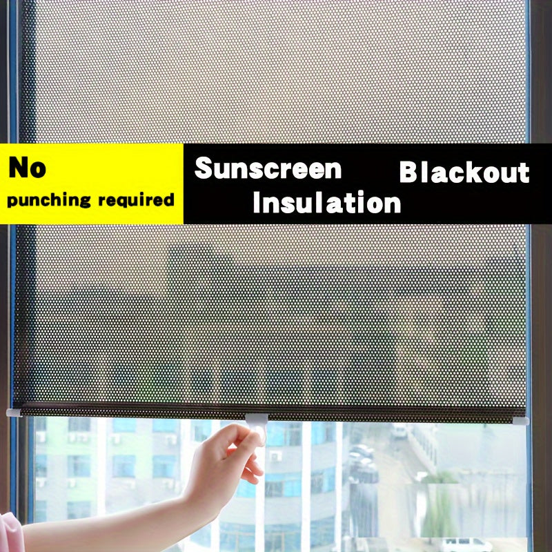 Blackout Curtain for Bedroom Sun Protection Thermal Insulated Easy Punch-Free Installation