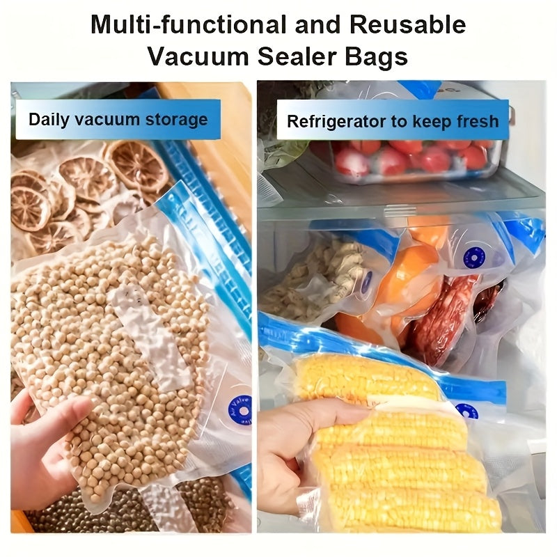 Handheld Rechargeable Food Vacuum Sealer with 3 Sizes of Bags for Food Storage