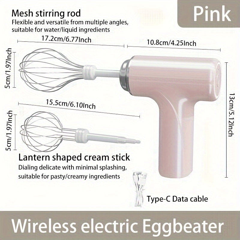 Zaryadlangan qo‘l mikseri, zanglamaydigan po‘latdan yasalgan ko‘taruvchi va 1050 RPM motor bilan