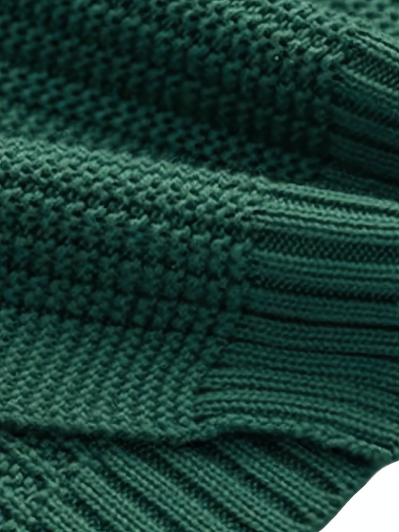 Chaleco de punto sin mangas para mujer talla grande, verde, con botones y bolsillos, primavera y otoño