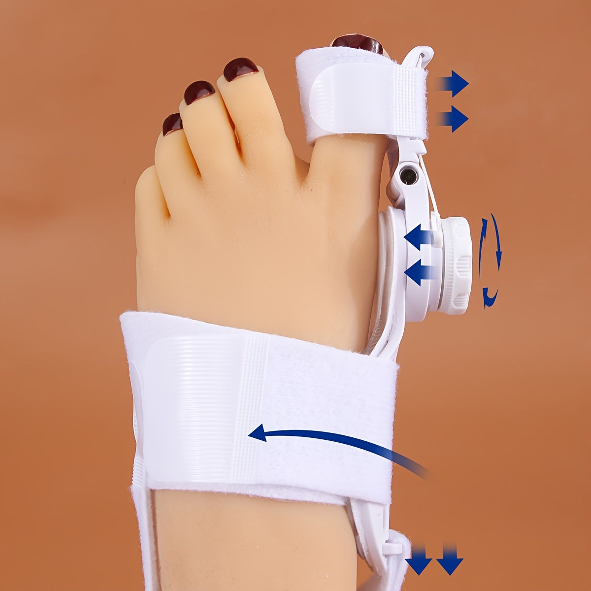 Adjustable Bunion Corrector for Men and Women with Non-Slip Heel Strap