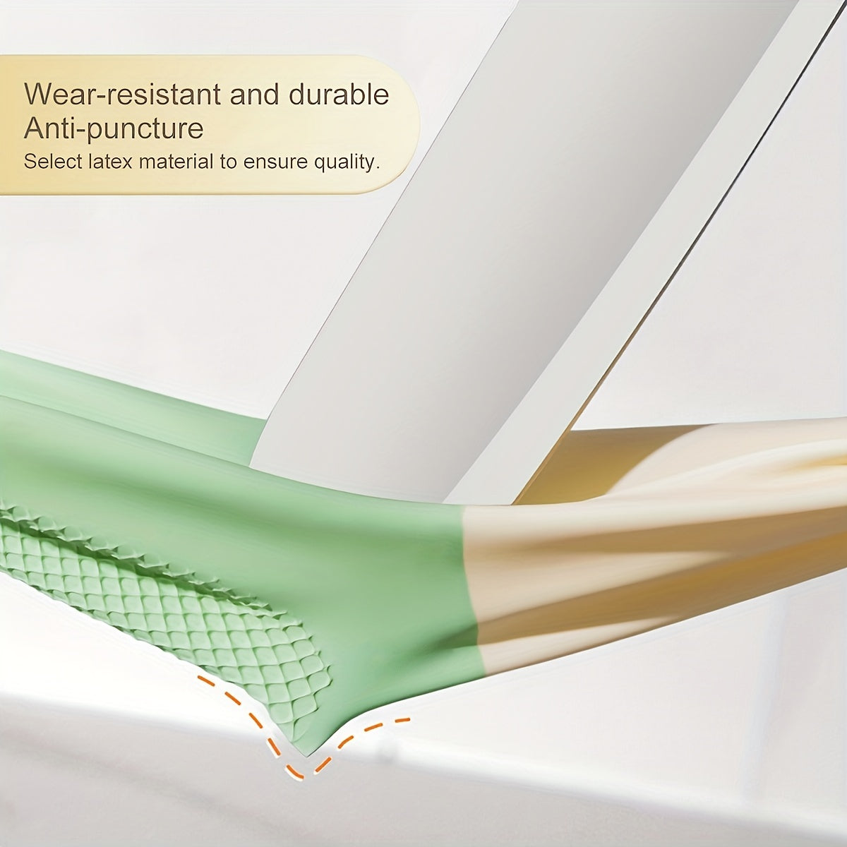 Kuchli Poyabzal Qo'lqoplari Oshxona, Hammom va Uyda Foydalanish Uchun - Suvga Chidamli, Sirpanmaydigan Dizayn va Qo'rg'oshinsiz PVC Materialdan Yasalgan Qalinlashtirilgan Silikon To'plami (2 ta)