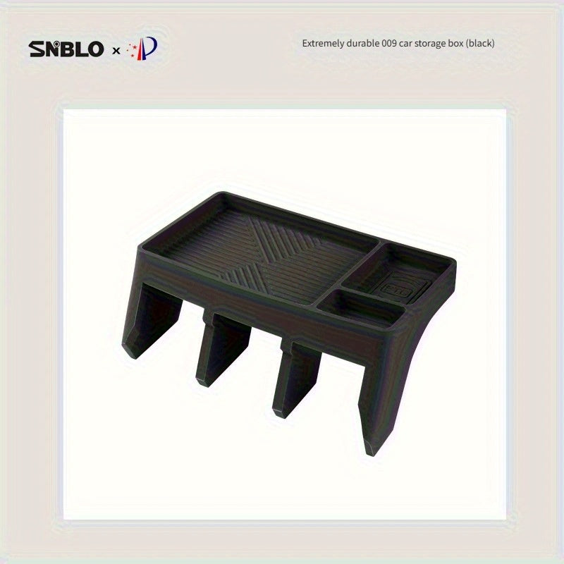 Silicone Storage Box for Car Interior Console Tray Behind Infotainment Screen