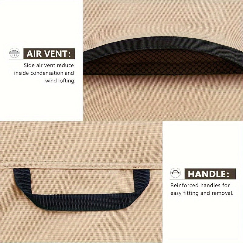 Waterproof 400D Square Air Conditioner Cover Fits Up to 30x30x32 Inches