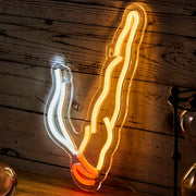 Neon Wall Light Cigarette Shape USB Powered Wall Decor