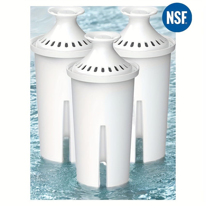 NSF-Certified Water Filter Replacement for Water Pitchers Dispensers 2 3 6 Pack