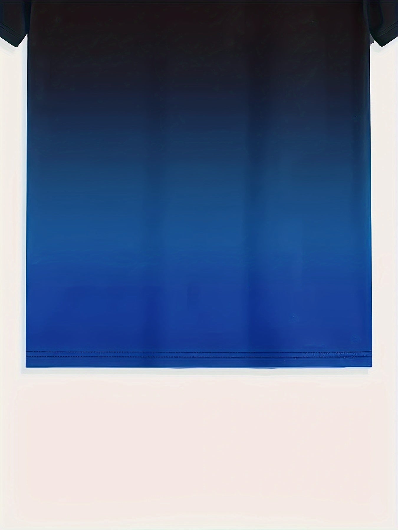 Набор из 5 повседневных коротких рукавов для мужчин больших размеров с градиентным цветом и круглым вырезом