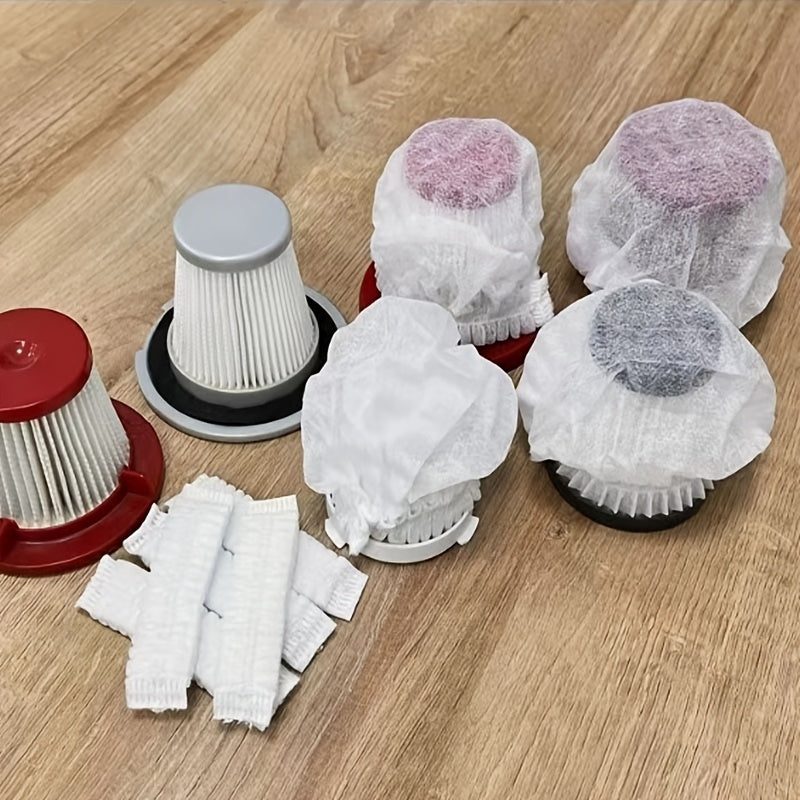 100-Pack Disposable Vacuum Filter Mesh Pads Non-Woven Fabric Handheld Vacuum Accessories