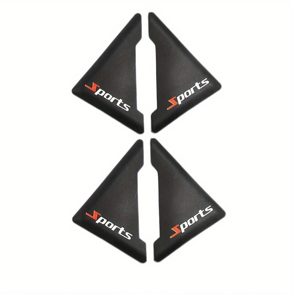 Universal avtomobil eshigi burchaklarini himoyalovchi silikon, chizishga qarshi bumper qoplamalari, 2 ta paket