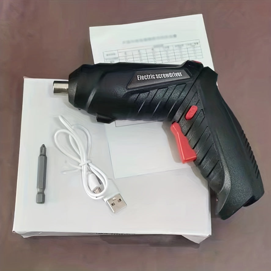 Mini Cordless Electric Screwdriver Set with 45 Bits Rechargeable USB Charging