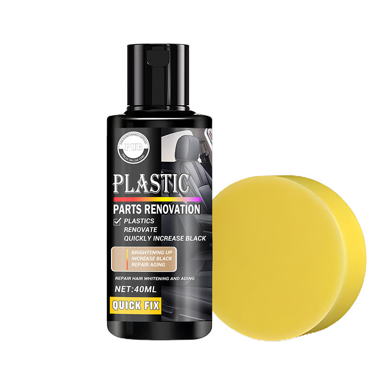 Черный воск для восстановления пластиковых деталей интерьера автомобиля, бампера, панели приборов