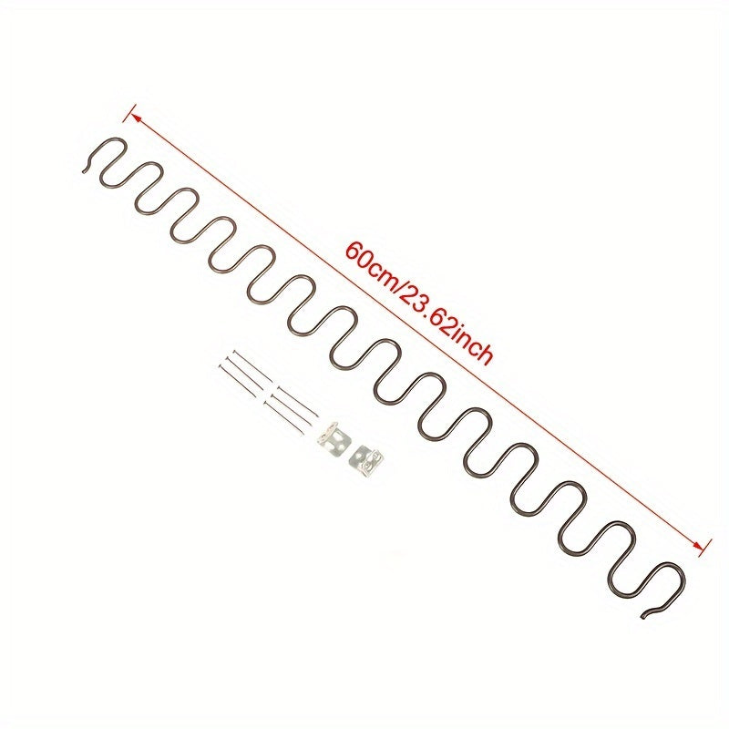 Metal Replacement Sofa Spring Set 45-70cm Durable Furniture Hardware Clips