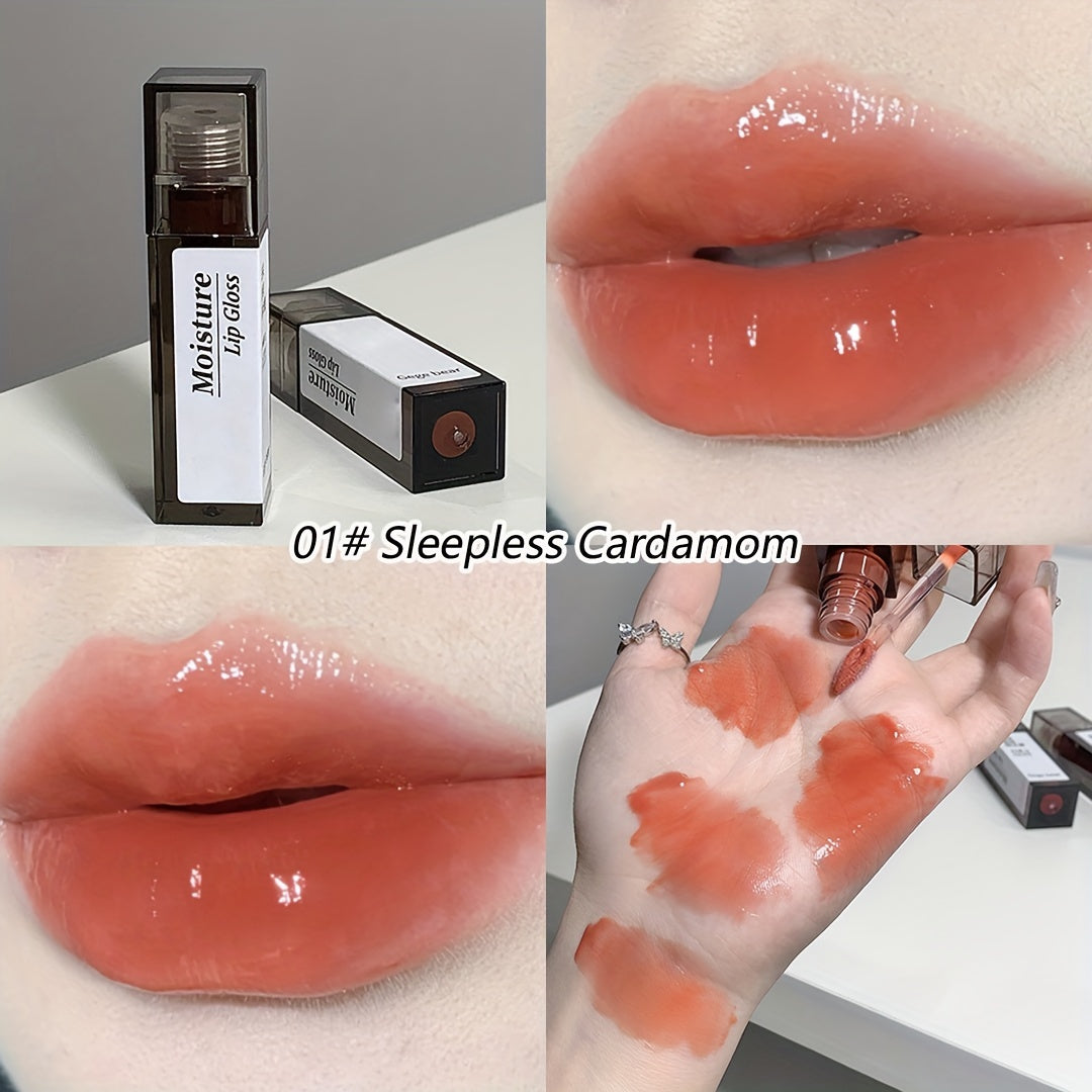 Hydrating Berry Lip Gloss for Full Glossy Lips Moisturizing Tinted Makeup