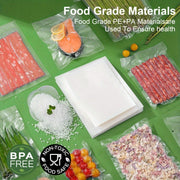150 BPA-Free Vacuum Sealer Bags for Food Storage Moisture-Proof Durable Transparent