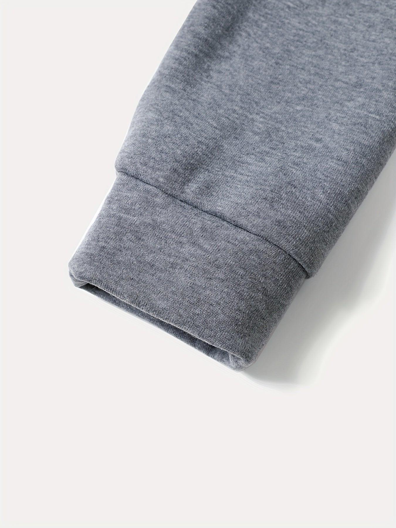 Men's Color Block Polyester Tracksuit with Hooded Zip Up Hoodie and Jogging Pants for Gym and Running