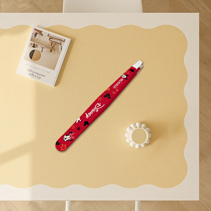 Unisex Stainless Steel Eyebrow Tweezers for Shaping and Facial Hair Removal