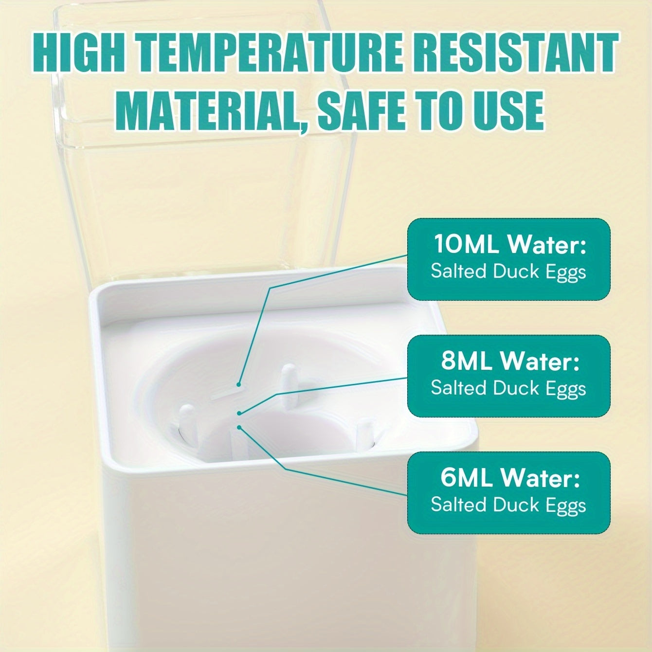 PANCERKA Avtomatik o'chirish bilan Rapid Electric Egg Cooker