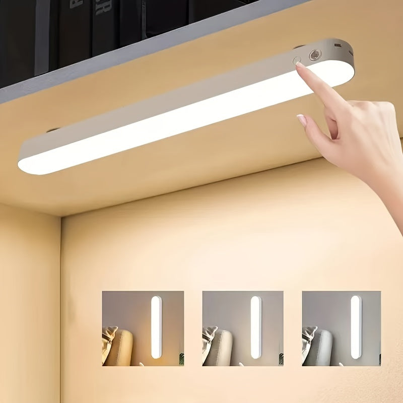 Lámpara de pared LED para dormitorio, iluminación interior ajustable, recargable por USB, control táctil, lámpara de estudio